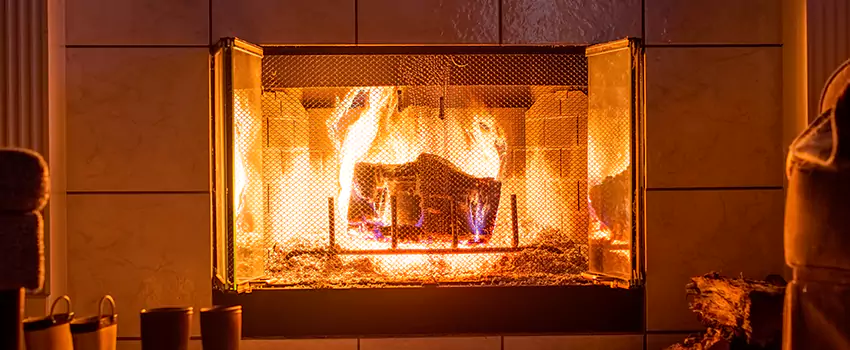 Mendota Hearth Landscape Fireplace Installation in Laredo, Texas