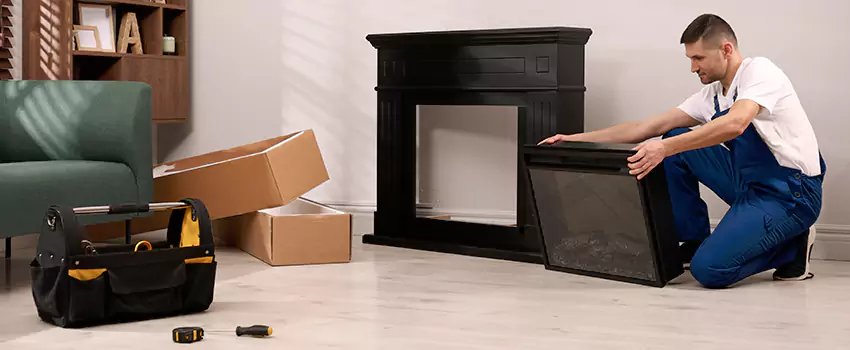 Old Rusted Metal Fireplace Repair And Replacement in Laredo, TX